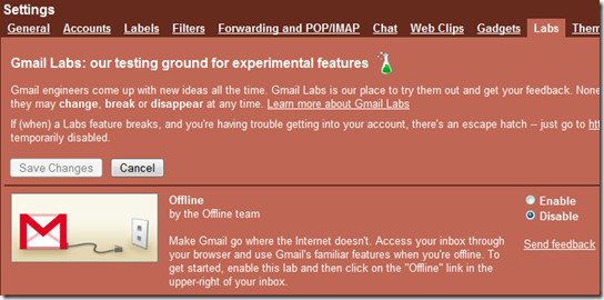 gmail labs