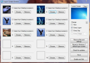 Logon screen rotator windows 7 как пользоваться