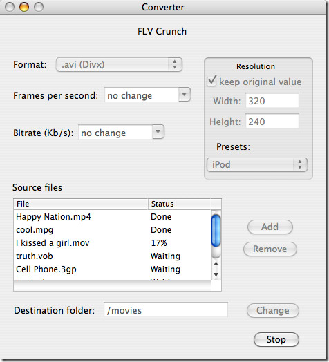 download flv crunch for mac