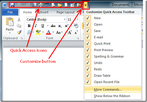 Cara Menambahkan Perintah Pada Quick Access Toolbar D - vrogue.co