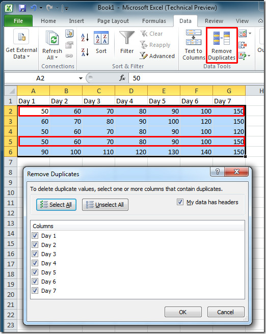 How To Remove Duplicate Numbers In Excel 2007 Bapgeek