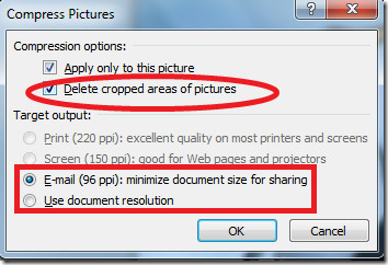 how to compress picture in powerpoint