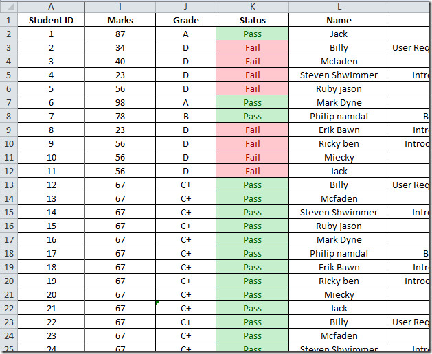 Excel 2010: Freeze Rows And Columns