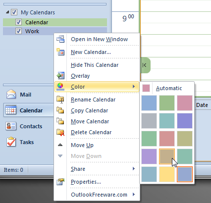 Không cần phải chấp nhận màu sắc mặc định của lịch trong Outlook nữa. Hãy tận dụng tính năng thay đổi màu sắc để tạo ra lịch cá nhân hơn và thú vị hơn. Hãy xem hình ảnh liên quan để khám phá cách thay đổi màu sắc và tạo ra lịch như ý muốn của bạn.