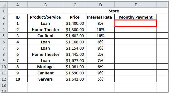 How To Calculate A Monthly Payment In Excel: 12 Steps | Atelier-yuwa ...