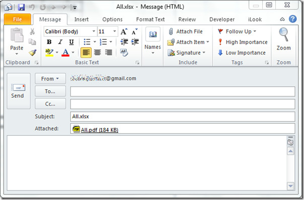 adding-outlook-email-tool-in-excel-2010