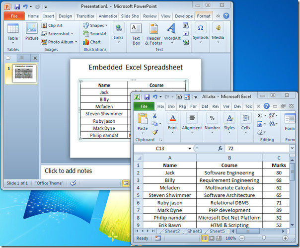 embed-excel-spreadsheet-in-powerpoint-2010