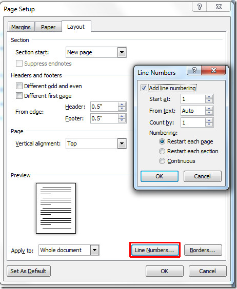 How To Insert Line Numbers In Word Mac Acetoenter