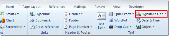 how-to-insert-signature-line-in-word-2010