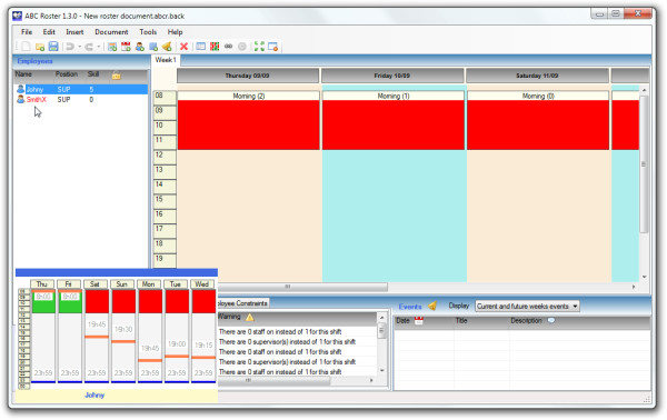 employee scheduling software abc