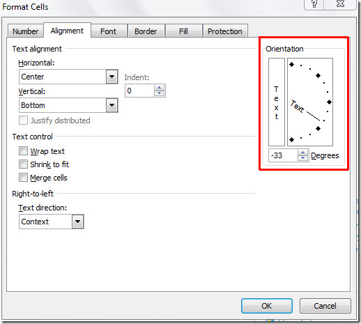 How To Change Orientation Of Text In Excel Cells