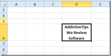 Excel 2010: How To Wrap Text In Cell