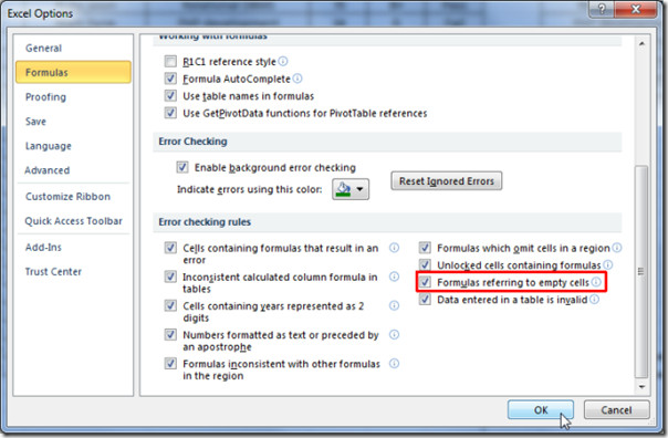 How To Find Empty Cell In Excel