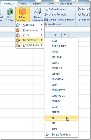 how to use data analysis in excel for non numerical value