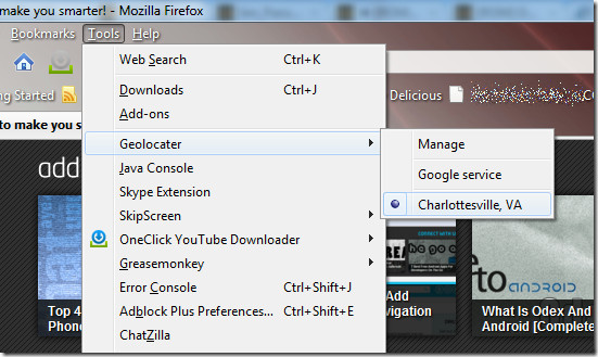 change firefox youtube downloader default download location