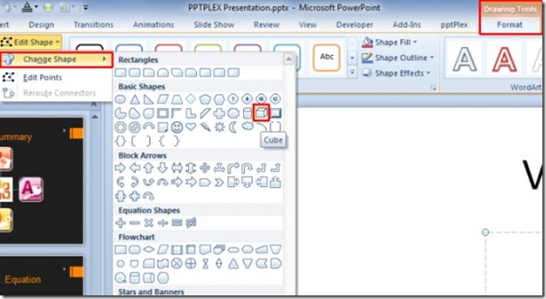 new shapes for powerpoint 2010