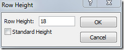 Change Row Height Of Access 2010 Database Table