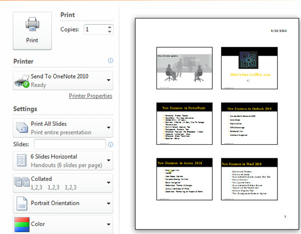 How To Print Handouts In PowerPoint 2010