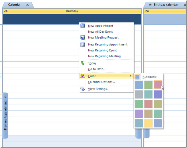 Change Calendar Color Outlook Customize And Print