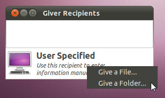 Give file