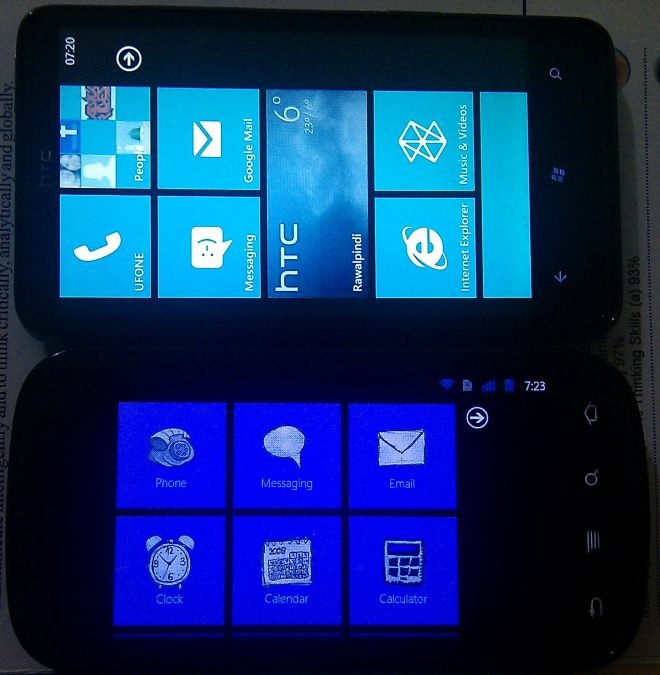 windows phone 7 launcher