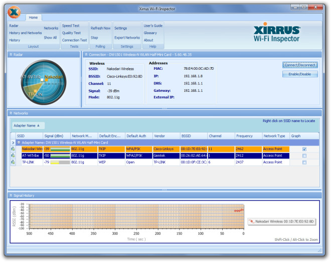 Xirrus wi fi inspector как пользоваться