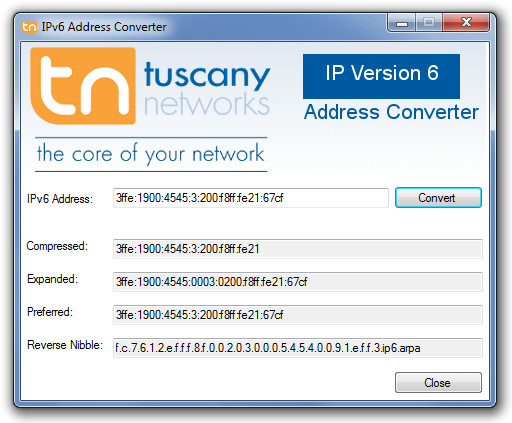 ipv6 address to mac address converter