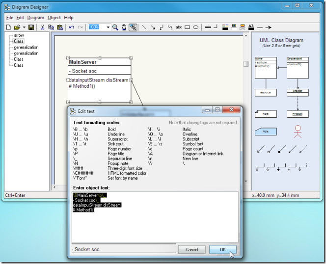 Diagram maker. Diagram Designer размер шрифта. Как изменить размер шрифта в diagram Designer.