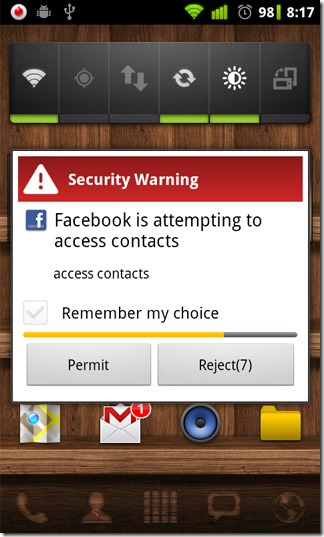 Security-Warning