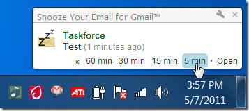Snooze your Email for Gmail