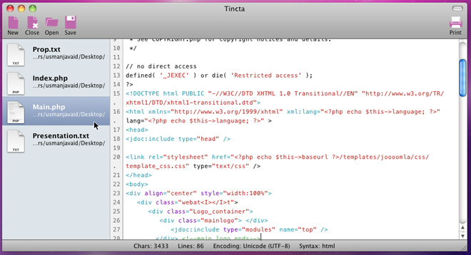 how to use textedit for html and css