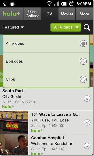 Hulu-Plus-For-Android-TV-shows