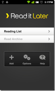 Read-it-Later-homescreen