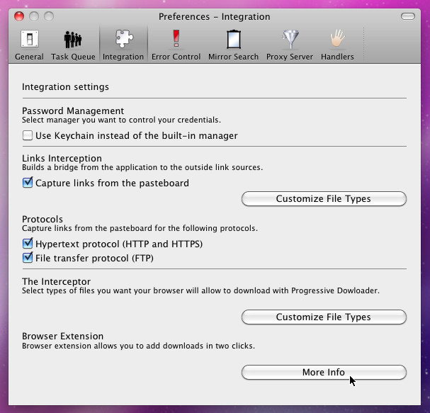 create task in progressive downloader