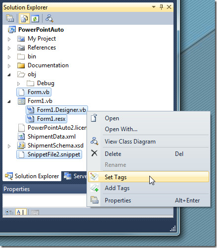 Tag Files In Solution Explorer To Easily Find Them In Visual Studio