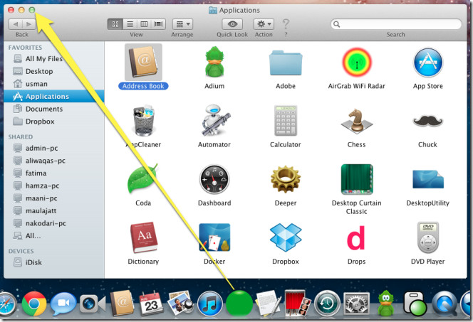 application mac os x