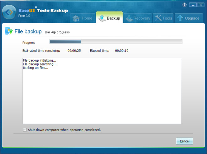 easeus todo backup differential
