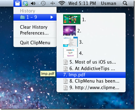 mac clipboard manager searchable clips