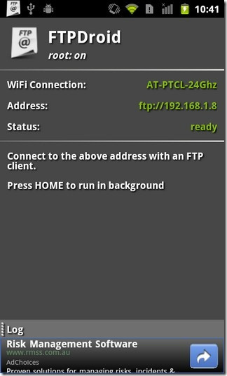 download the new for android FTP Disk