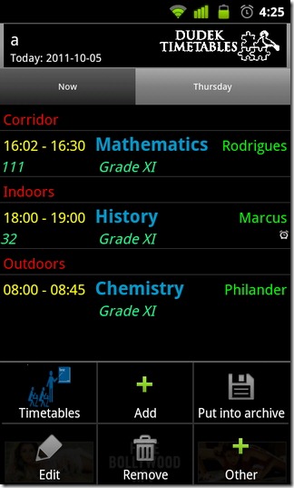 01-Student-Timetable-Helper-Android-Home
