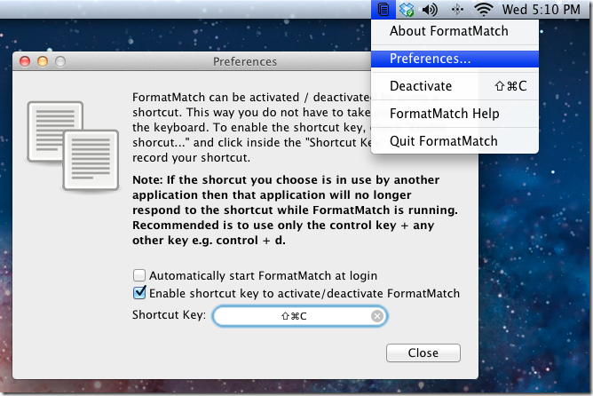 formatmatch windows