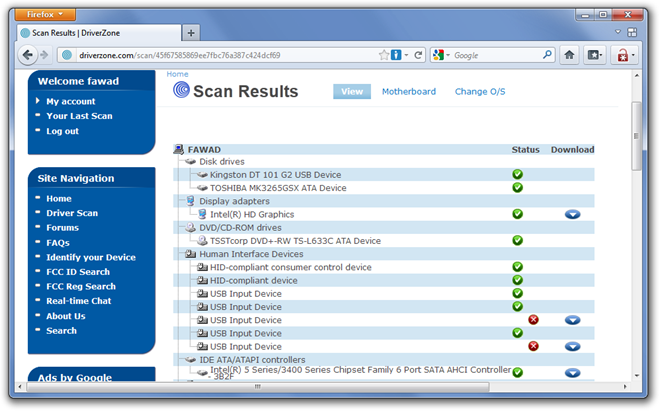 Scanner driver. Driver scan.