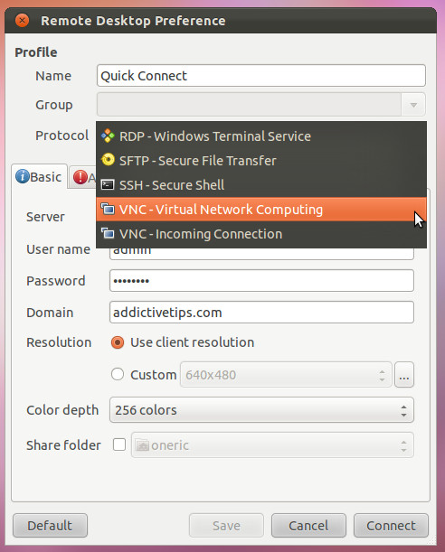 remmina vnc client for windows