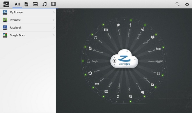 Zero-PC-Cloud-Navigator-Android-Home