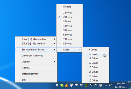 gBurner Virtual Drive