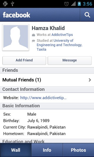 facebook-Friend-Profile