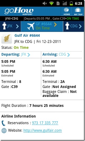 goHow-Airport-Android-Track-Flight