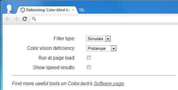 Chrome Daltonize: Web Page Color Correction For The Color Blind