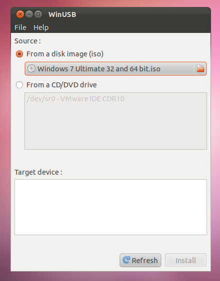 WinUSB: Bootable Windows Installer USB In Ubuntu Linux