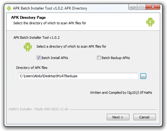 Apk Batch Installer Backup Restore Multiple Android Apps To From Pc